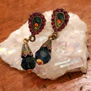 Heidi Daus Crystal Drop Pierced Earrings